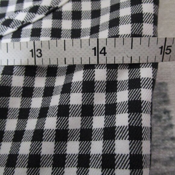 White House Black Market Black and White Gingham Strapless Bustier Corset Top - Picture 8 of 11